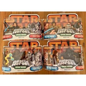 Star Wars‎ Galactic Heroes DARK SIDE ANAKIN CLONE TROOPER KENOBI CHEWBACCA VADER